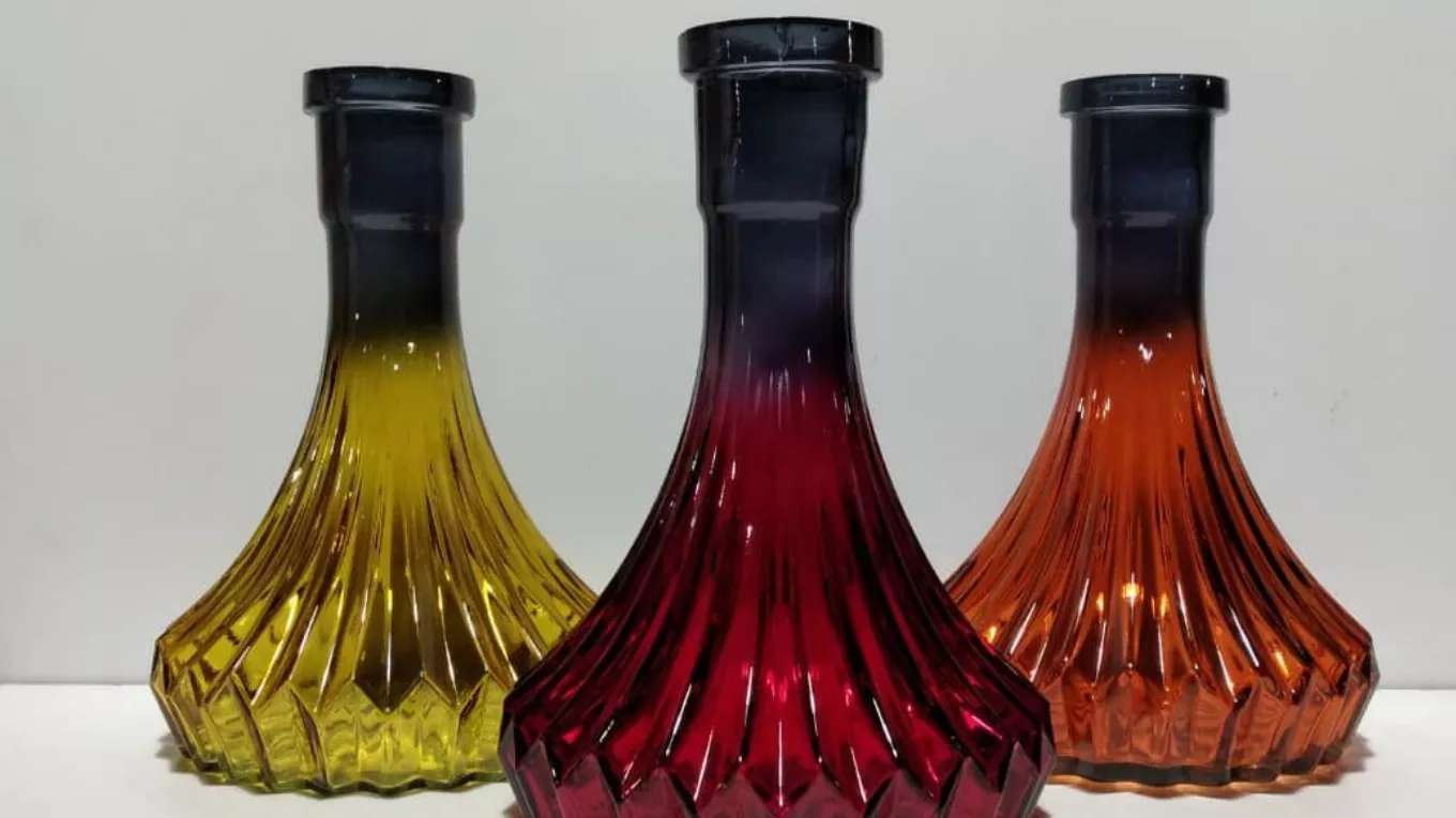 Hookah glass and tower luxury hookah