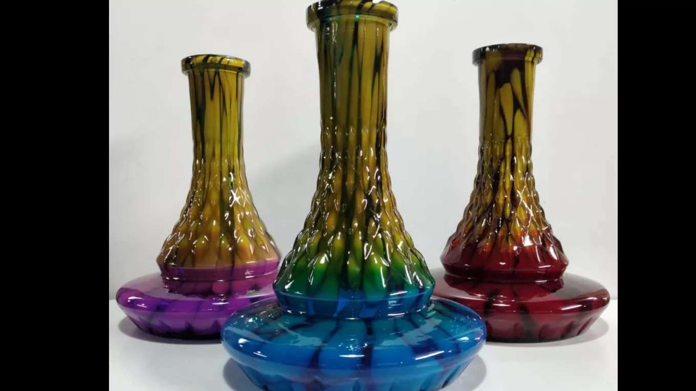 Hookah glass and tower luxury hookah