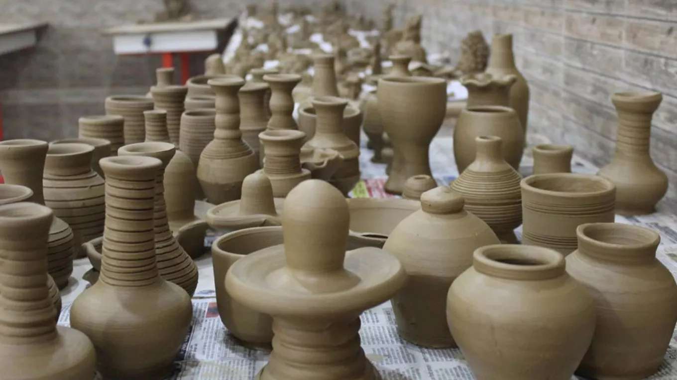 Traditional pottery workshop