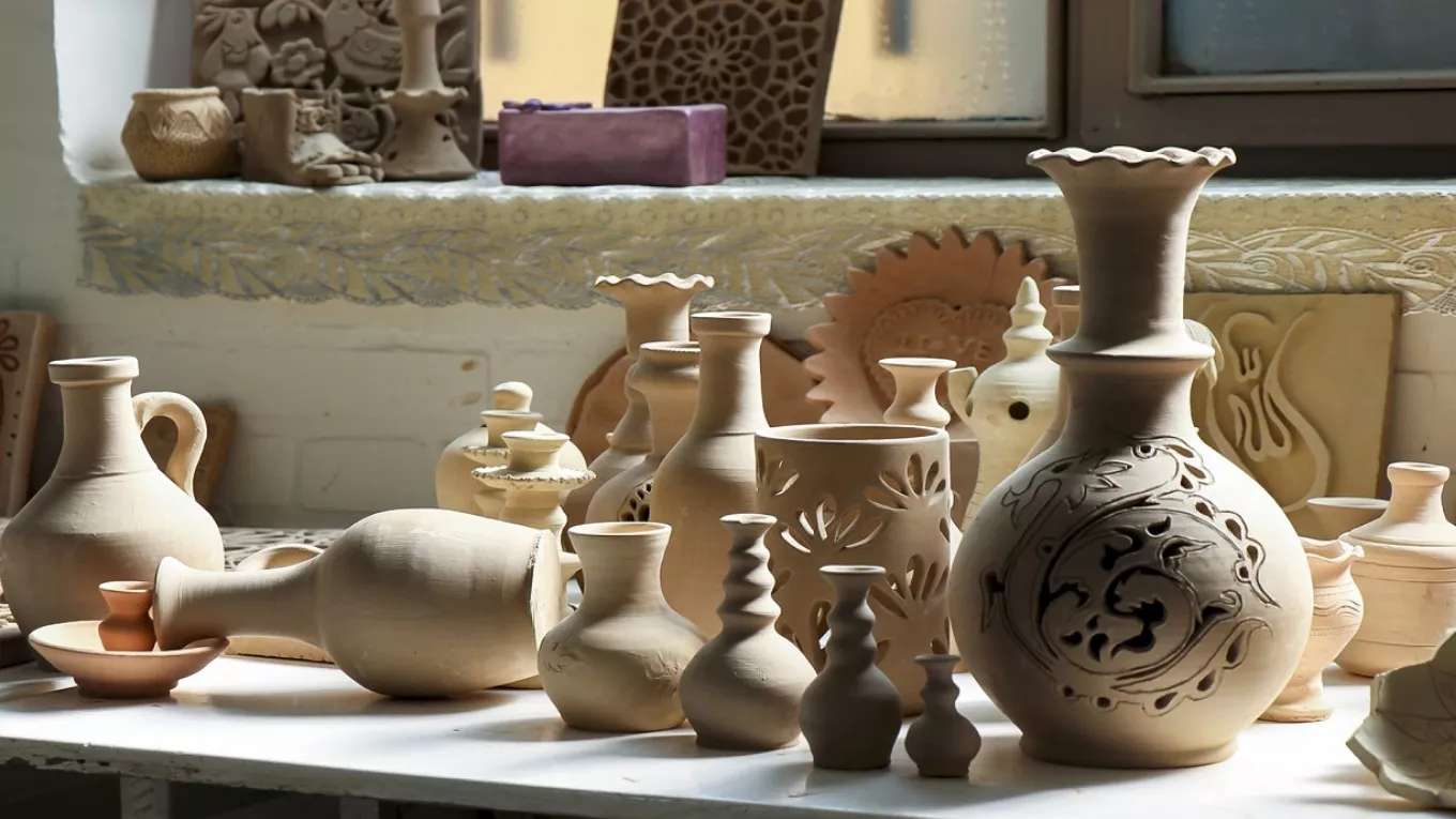 Traditional pottery workshop