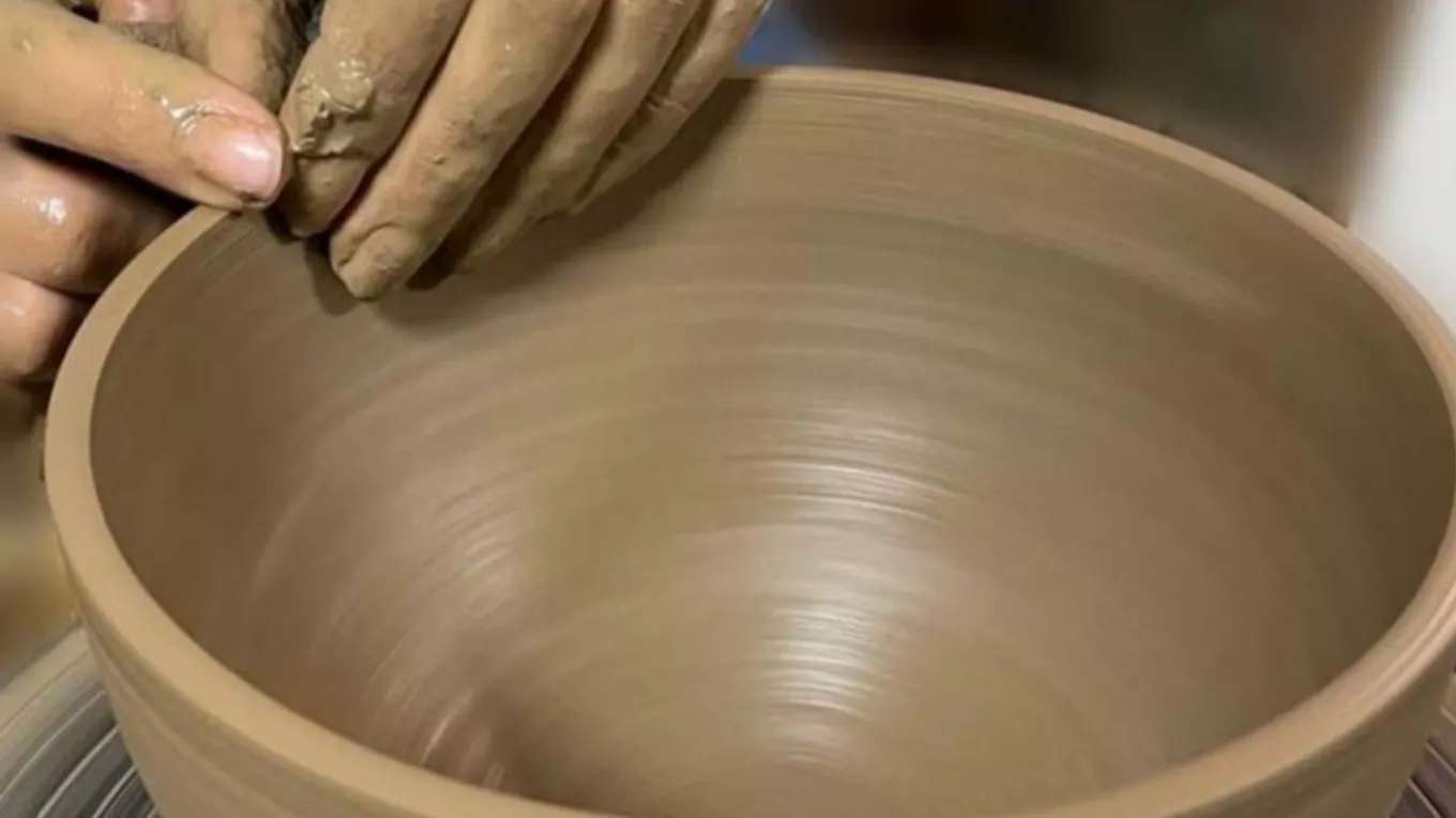 Traditional pottery workshop