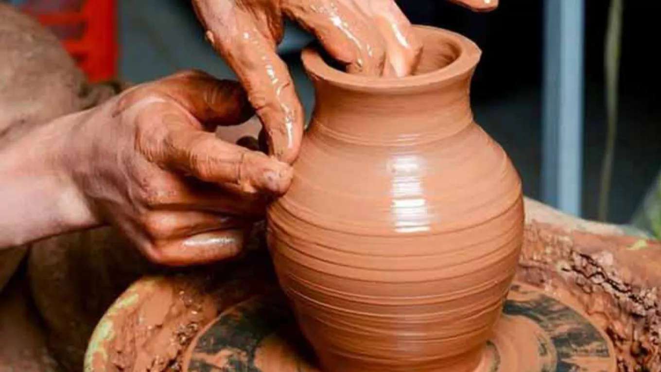 Traditional pottery workshop