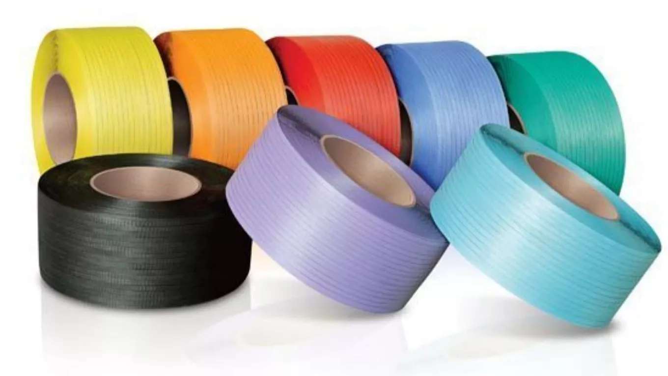 Production of plastic strap for packing