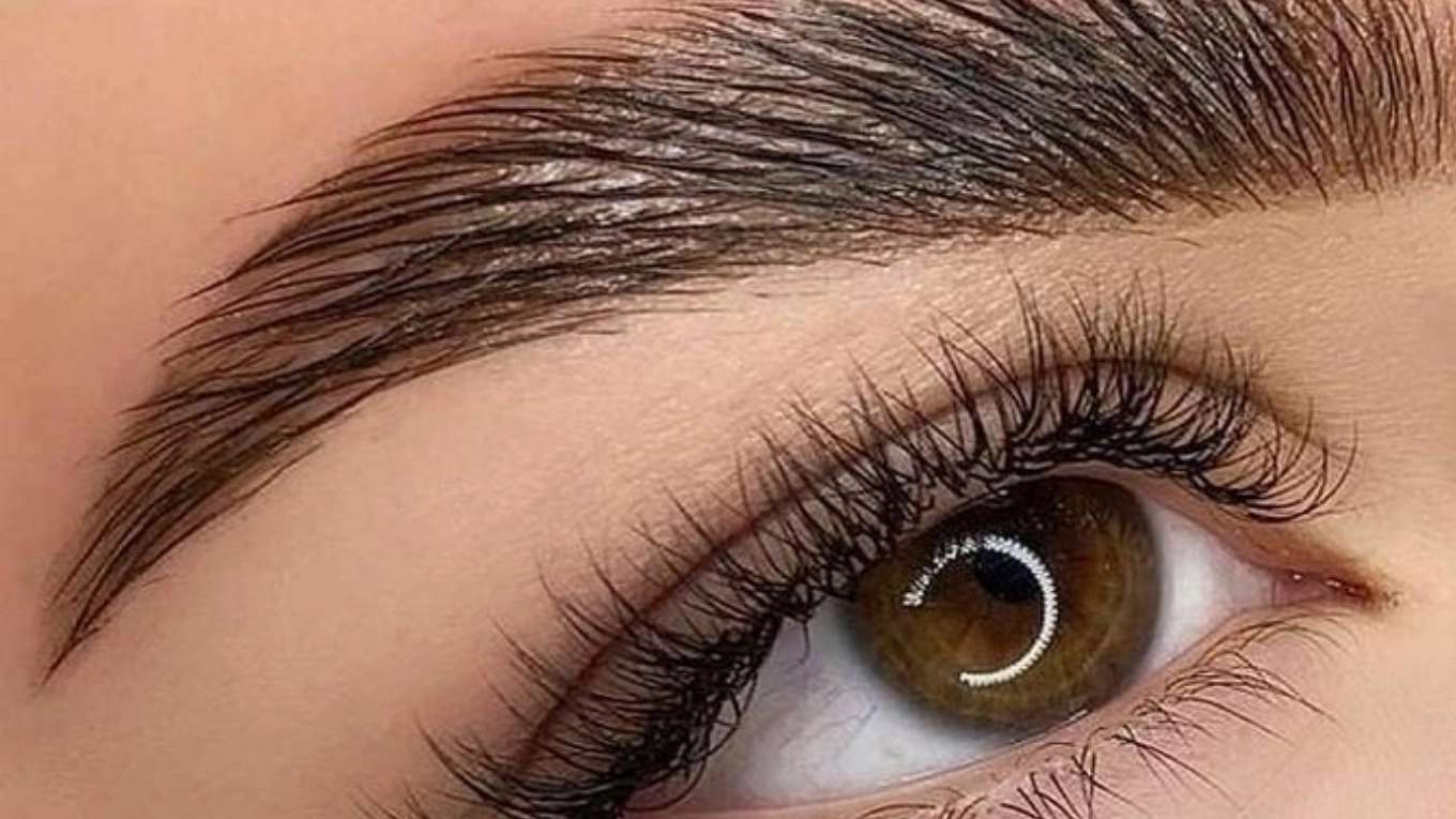 Eyelash and eyebrow lift and laminate