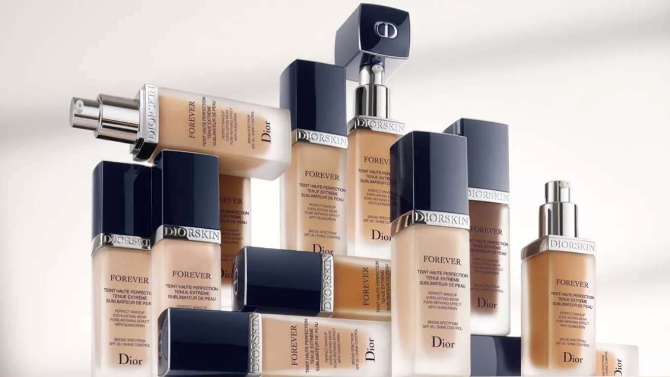 Luxury shop beauty products