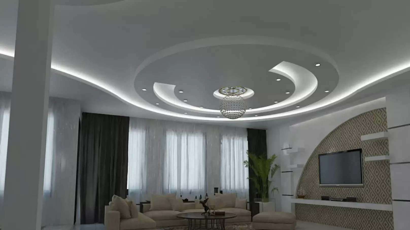 Implementation of interior decoration and kenaf