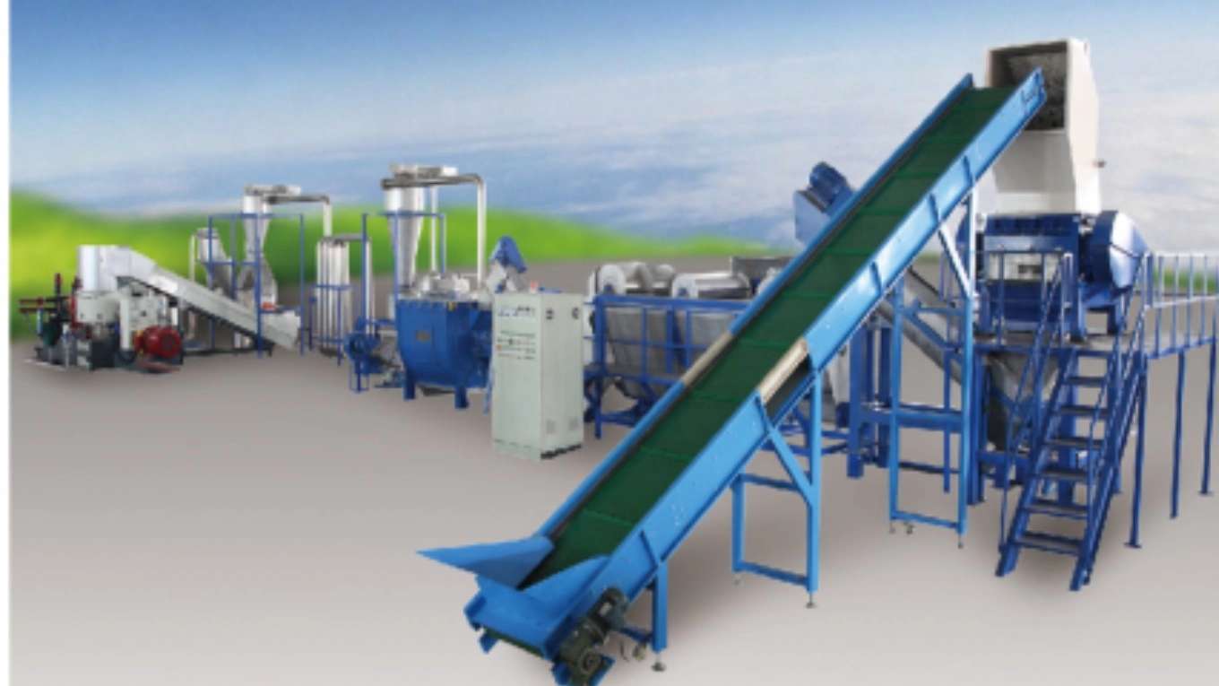 Recycling machine lines
