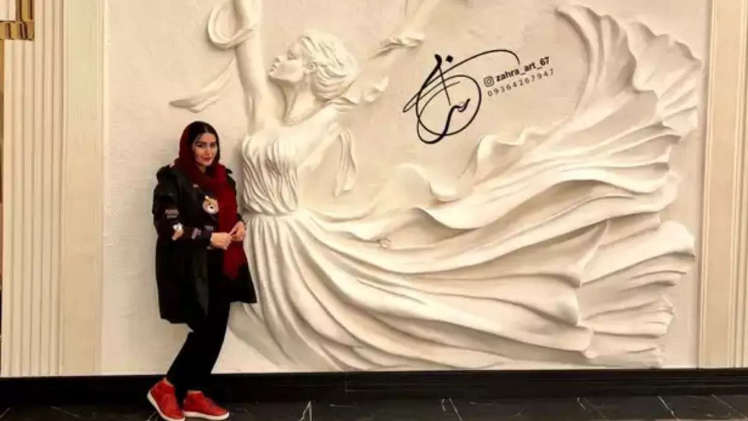 Hosseini's modern stucco design and execution