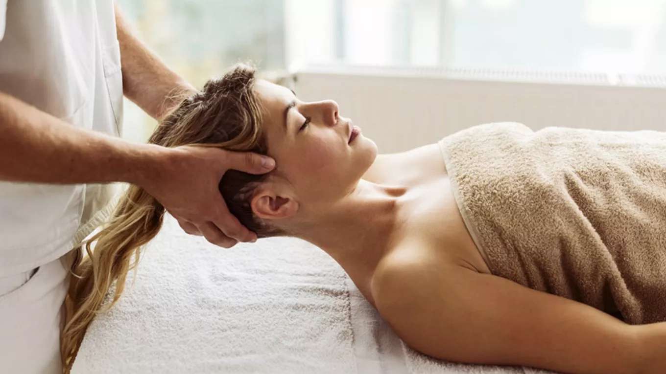 Oxygen massage salon