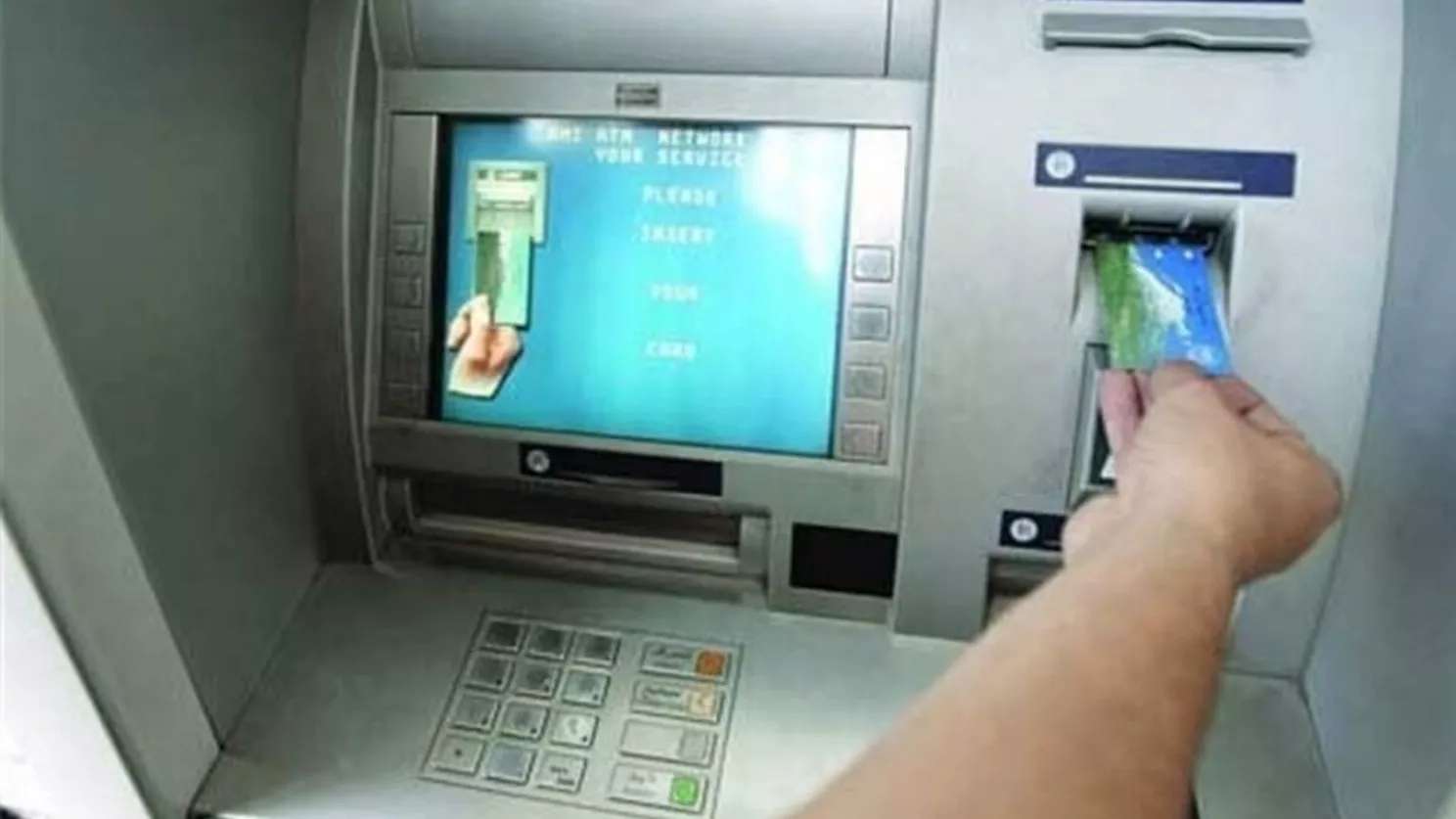 ATM machine and cash less