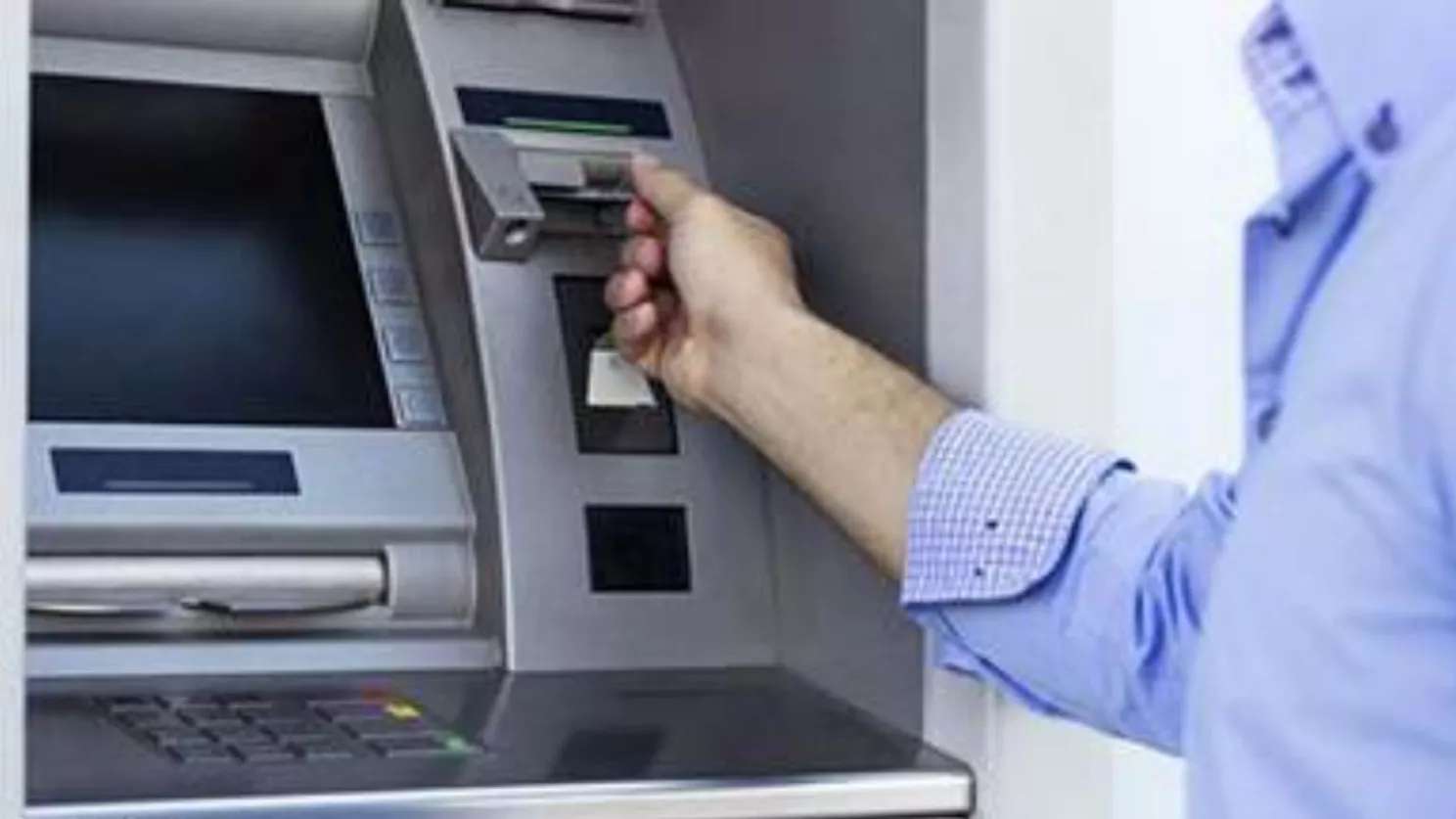 ATM machine and cash less