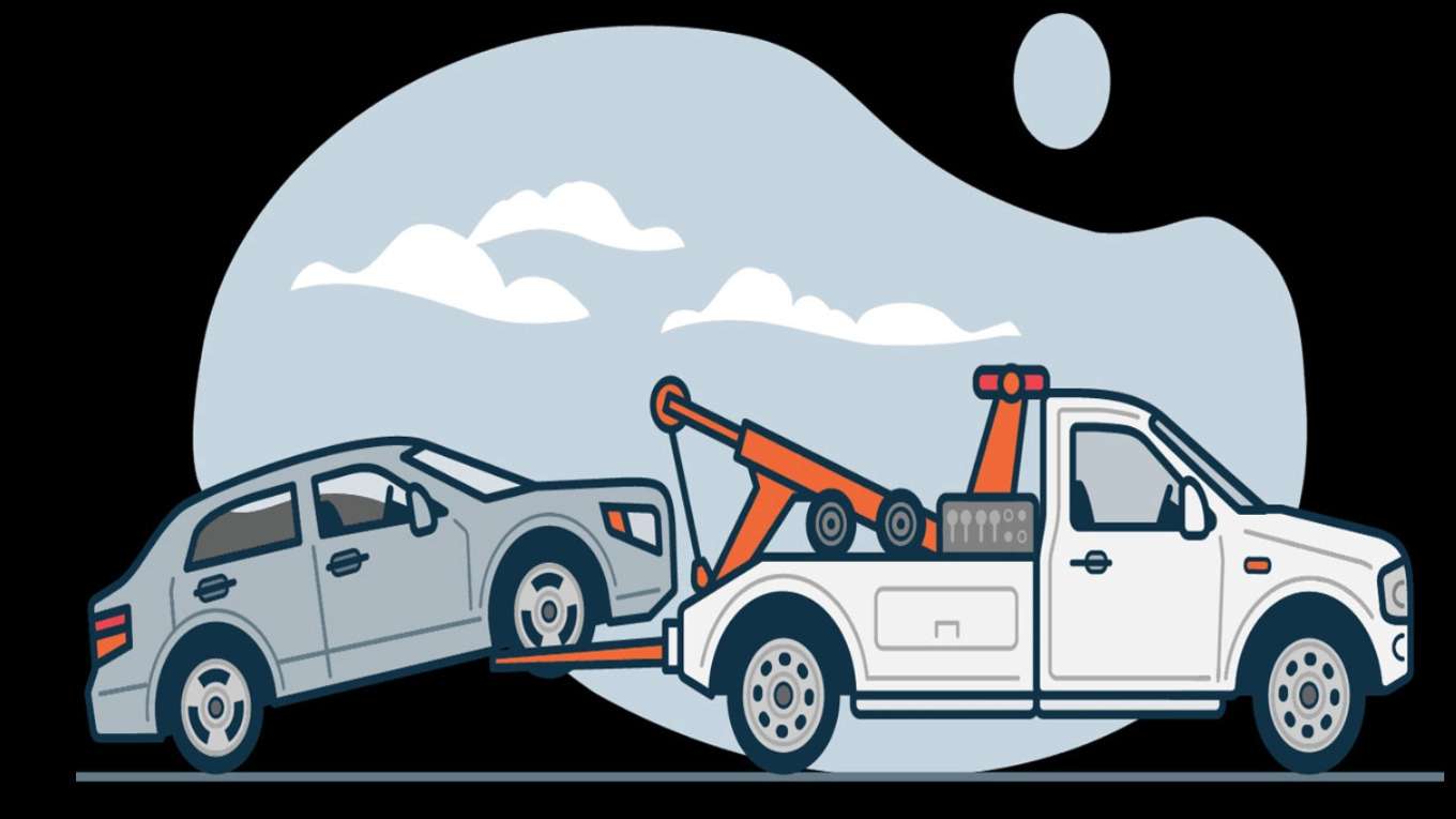 Hamid tow truck in Haji Abad