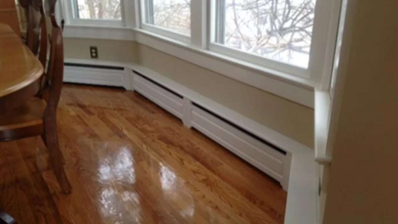 Basement radiator for local heating