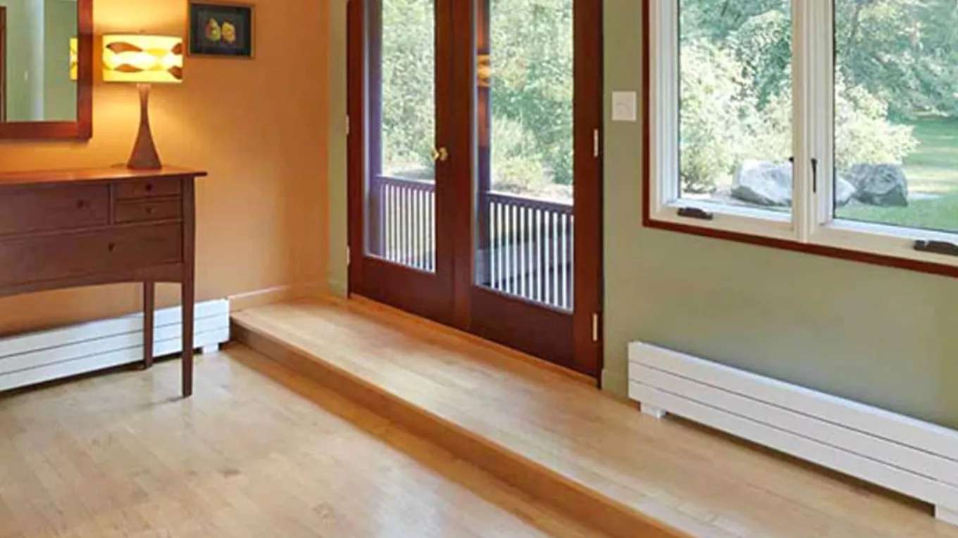 Basement radiator for local heating