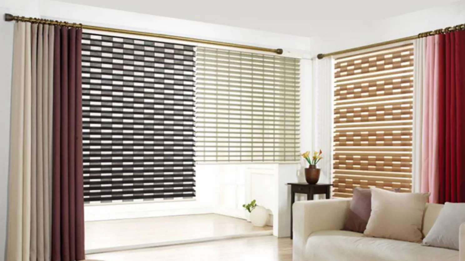 Ferdows zebra curtain in Qorveh