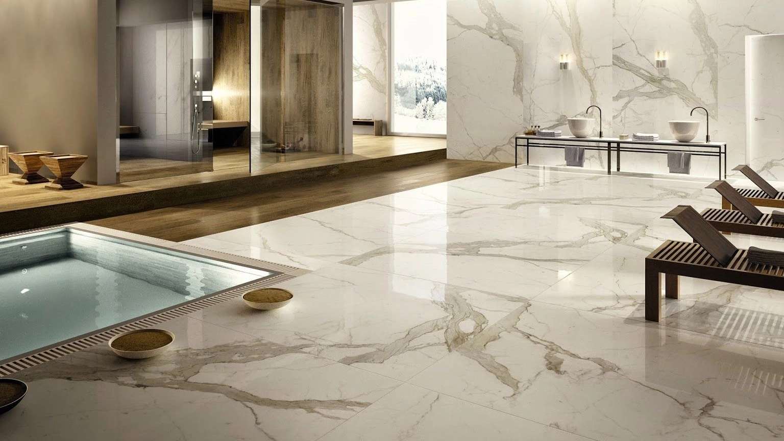 Slab stone and Bahmani marble