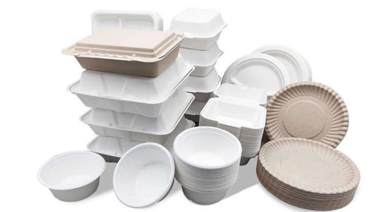 Disposable plastic container