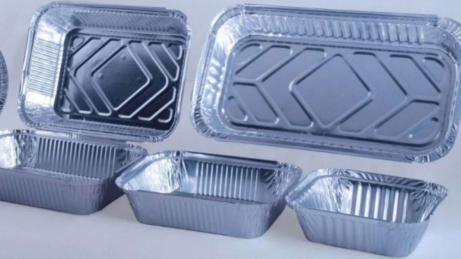 Disposable aluminum container