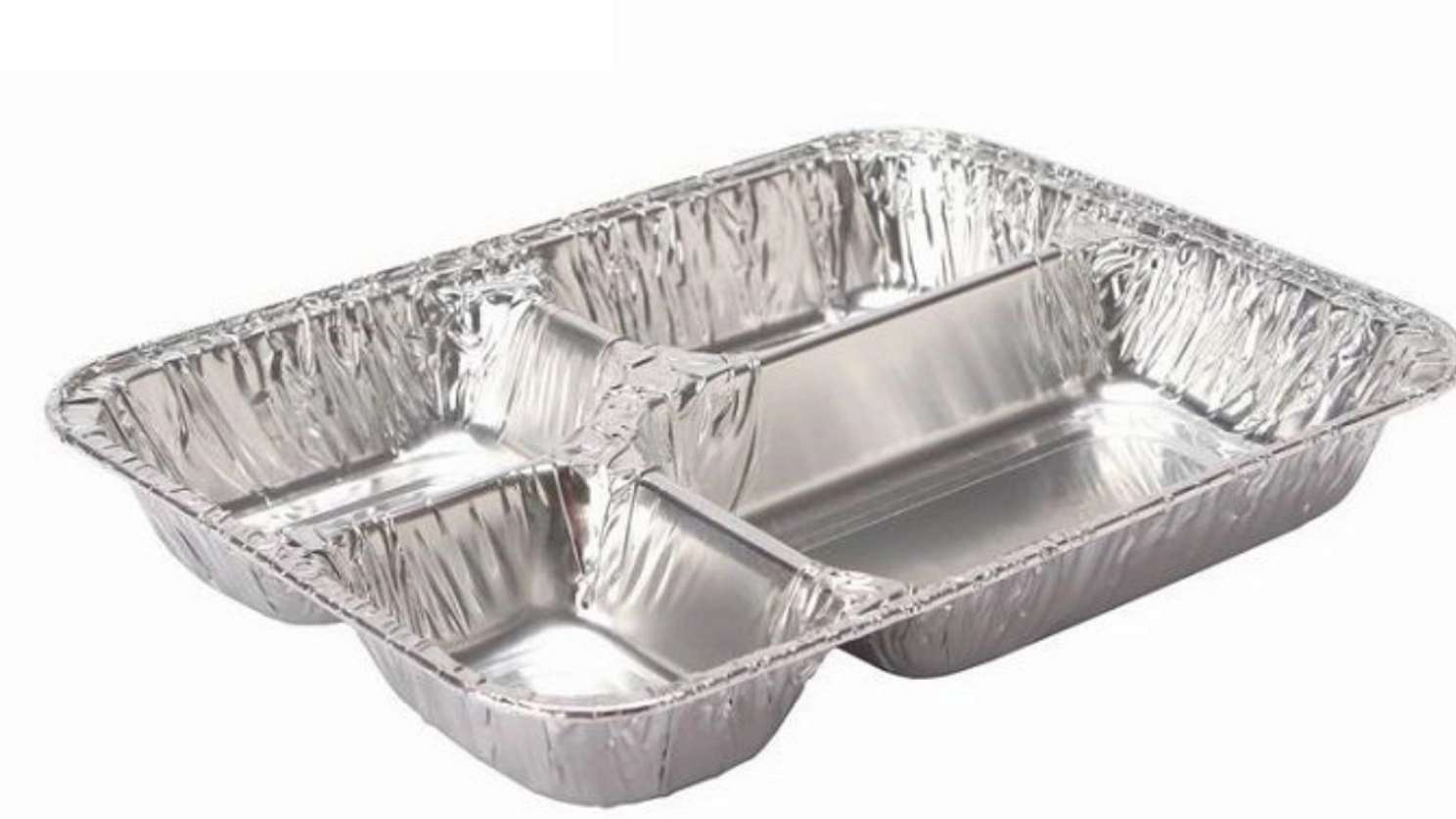 Disposable aluminum container