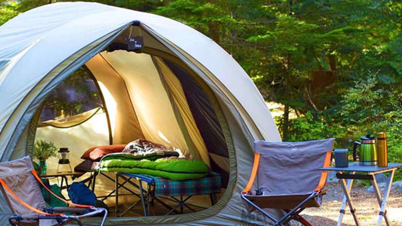 Masterpiece embroidered tent