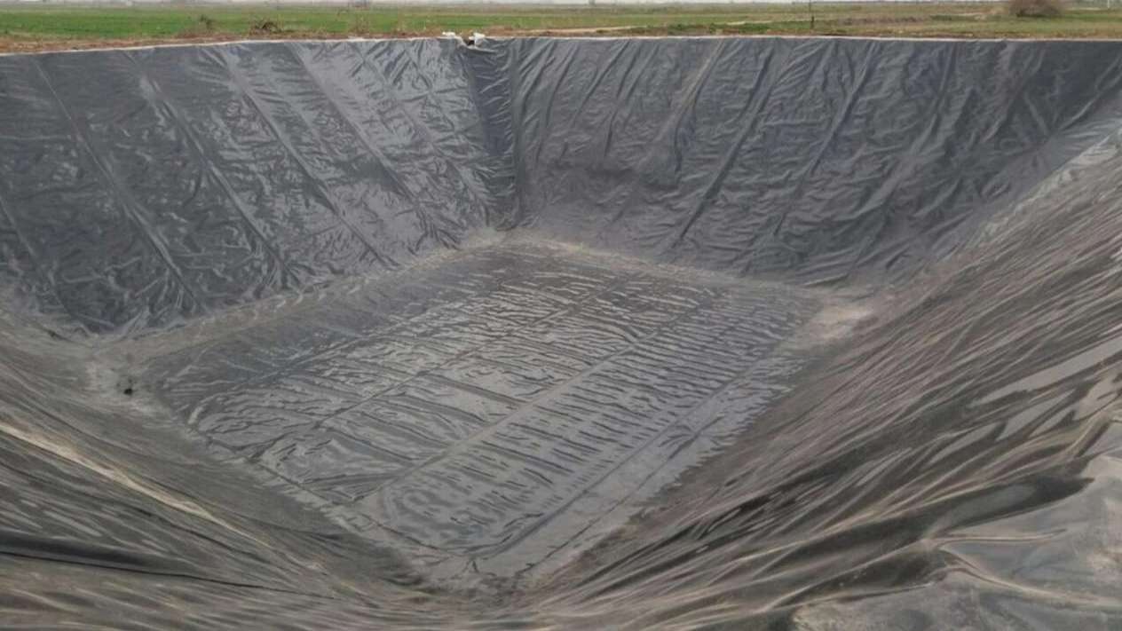 Geomembrane agricultural pool