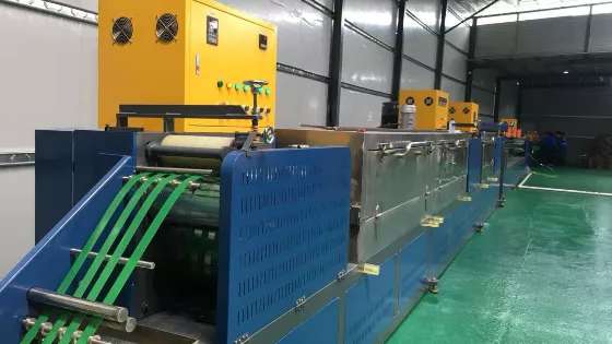 Packaging belt tensioner