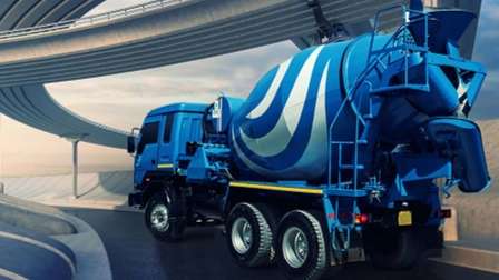 Mixer for transporting concrete, Centrac Mixer