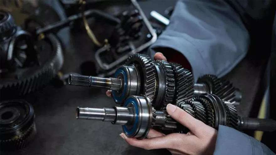 Heavy machine spare parts store