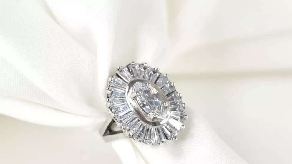 Shania silver rhinestones and accessories