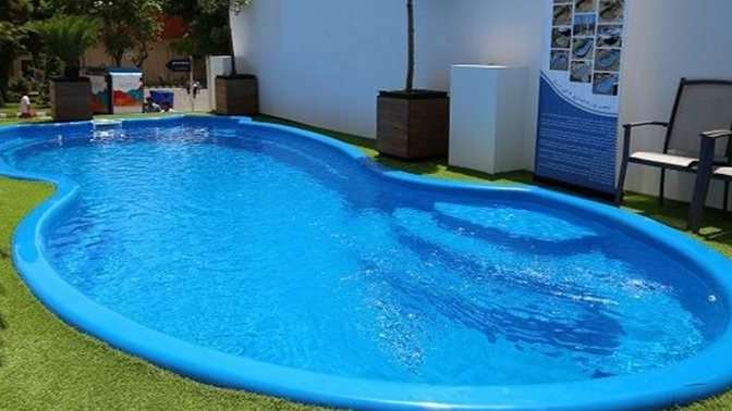 Concrete and prefabricated pool in Nooranjad
