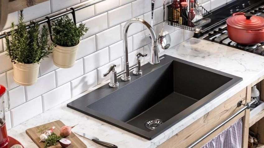 Art granite sink