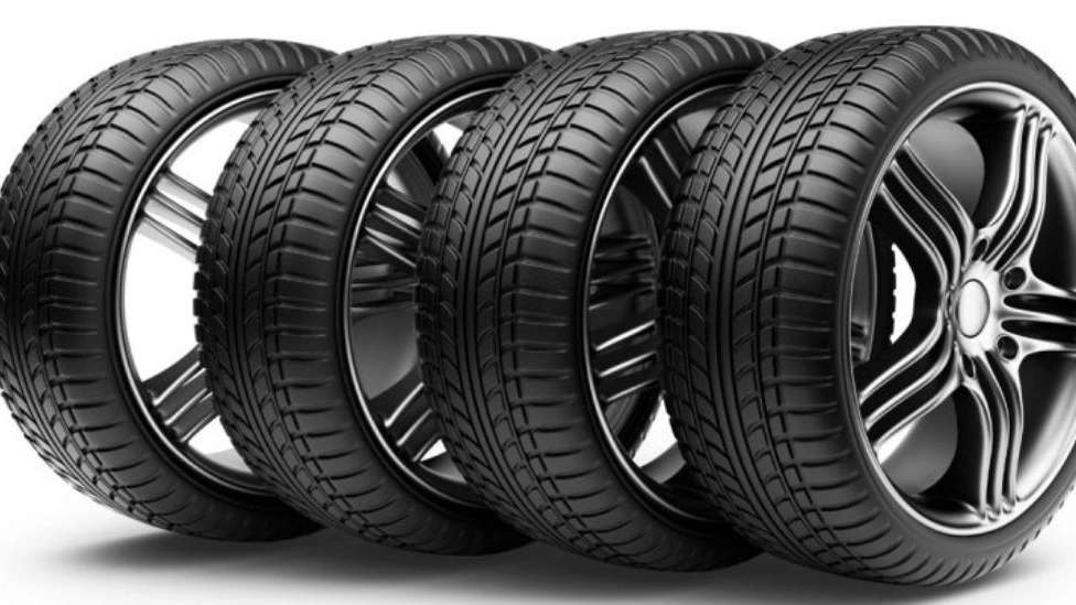 Dr. Rubber tires and rims