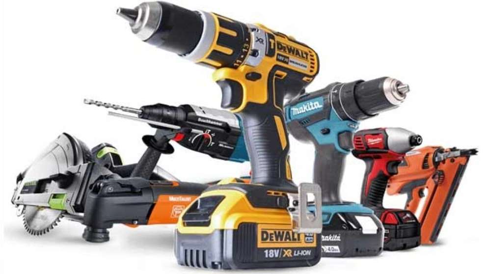 Huge electrical and industrial tools