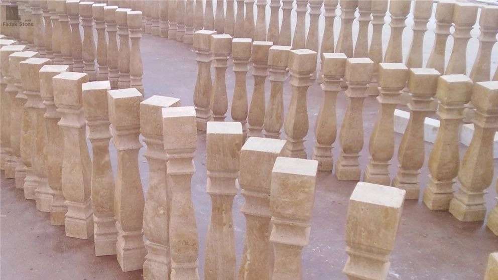 إنتاج الأعمدة الحجرية المستديرة الكاظمي
