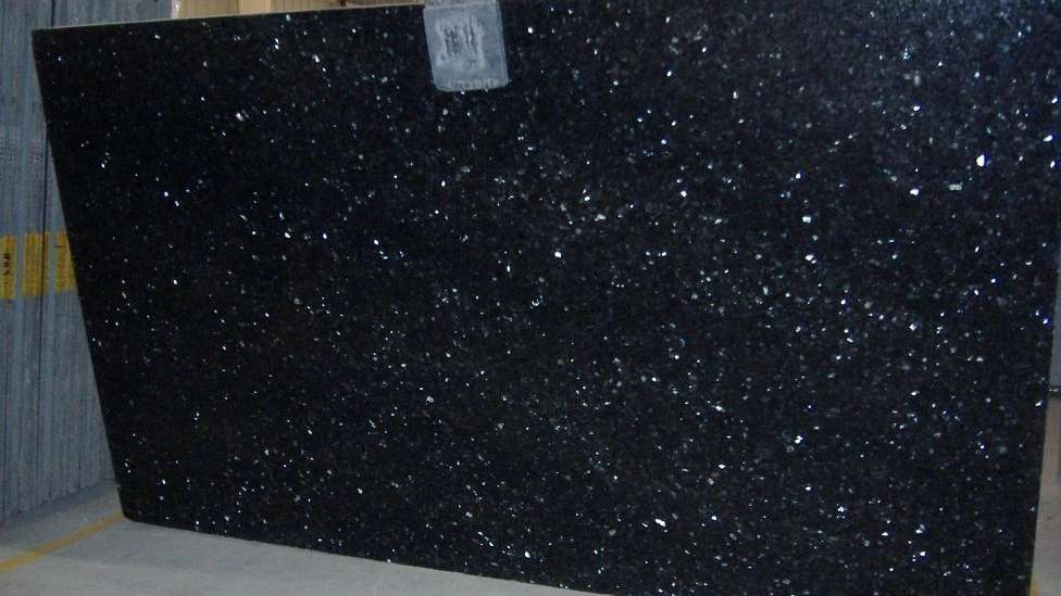 Black granite stone in Isfahan