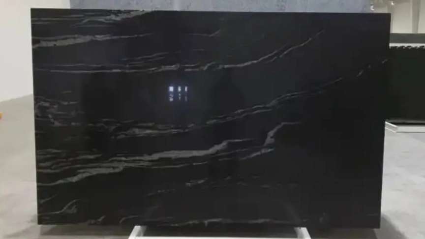 Black granite stone in Isfahan