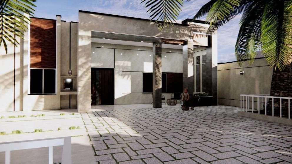 The design of the facade of Minai building