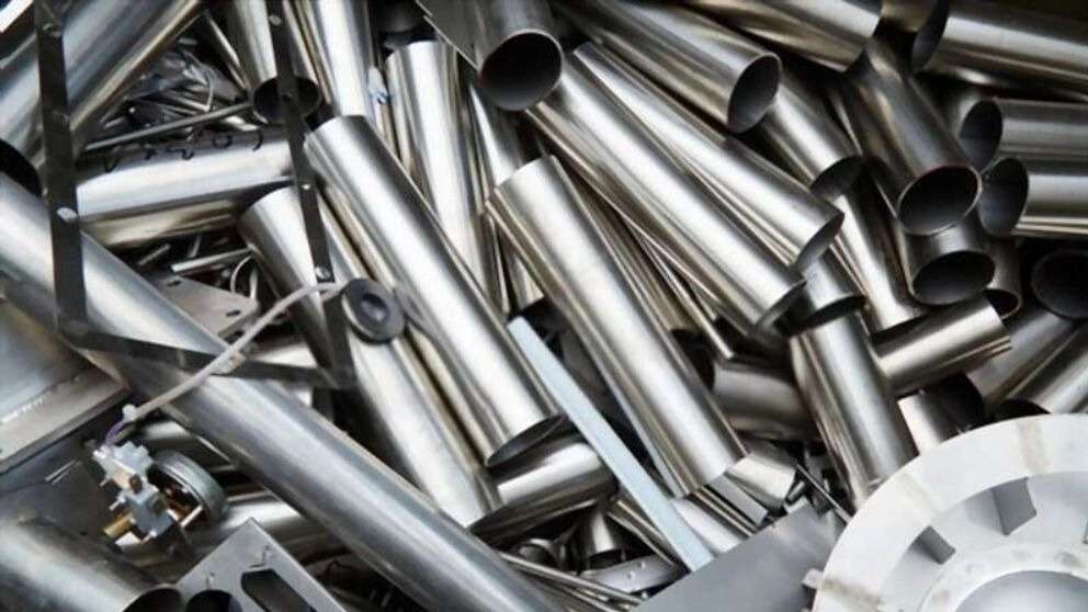 Industrial steel waste