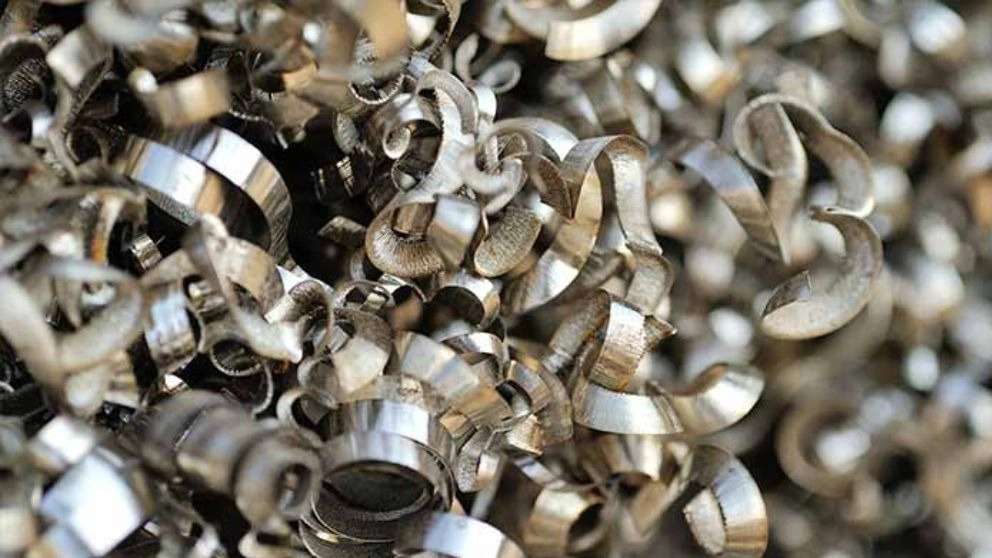 Industrial steel waste