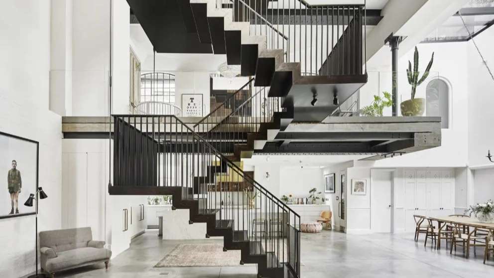 Decorative stairs of Iran Steer