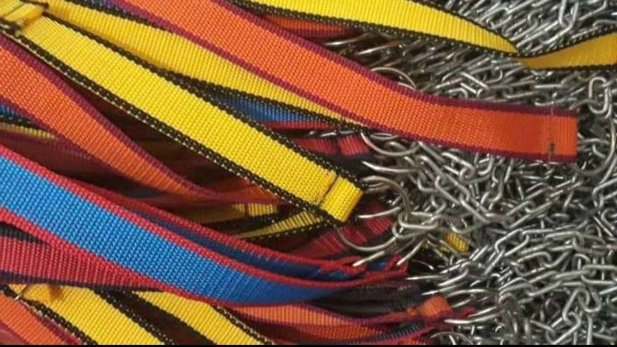 Production of collars and leashes in Ghorbanpur