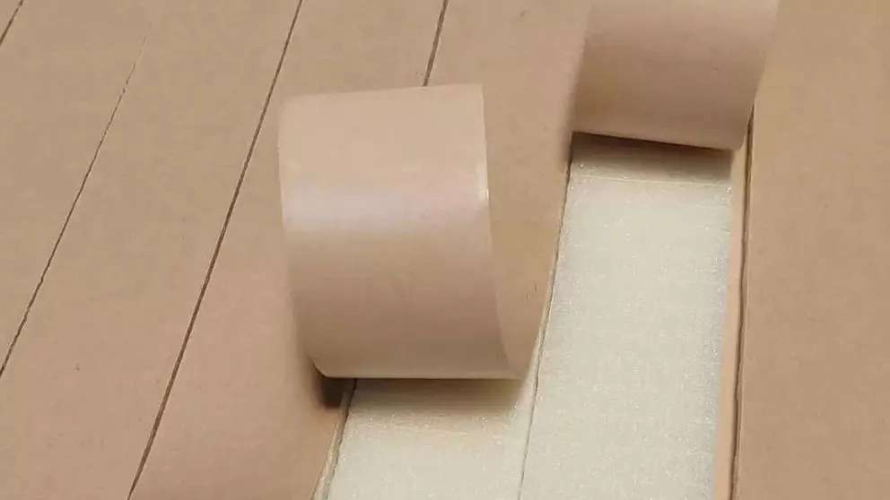 Polyfoam and adhesive back sponge