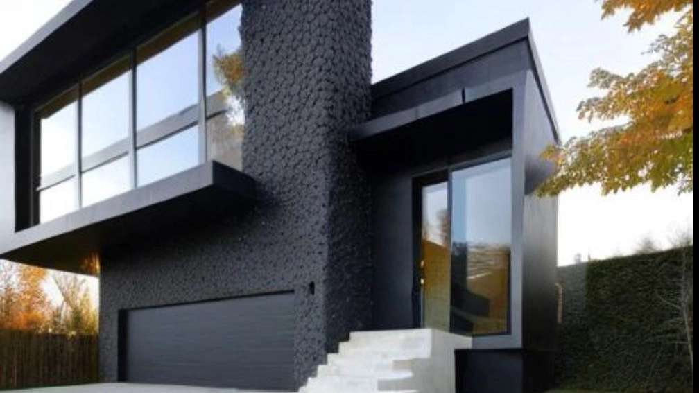 Black basalt stone