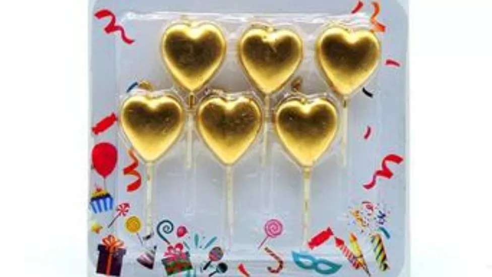 Birthday candles and toppers