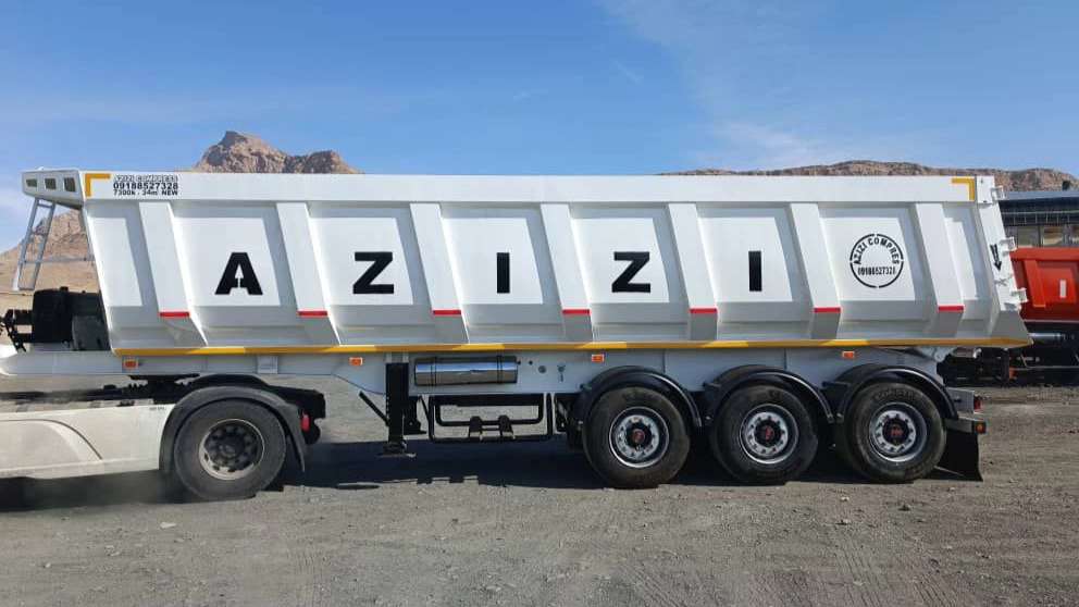 Azizi two-axle compressor trailer