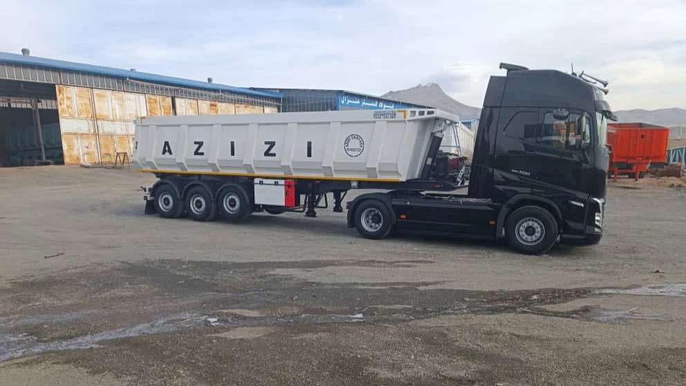 Azizi two-axle compressor trailer