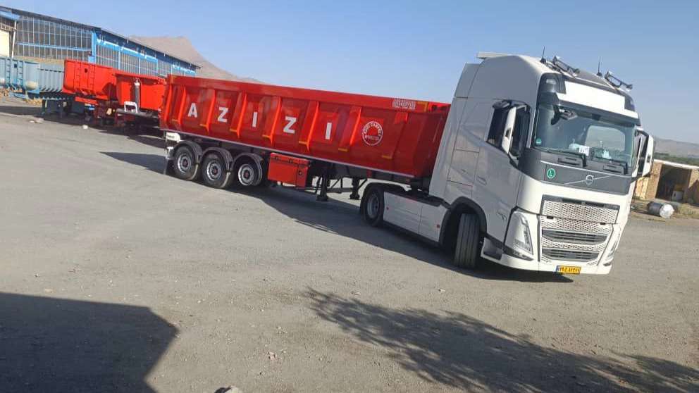 Azizi two-axle compressor trailer