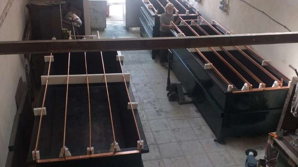 Industrial plating equipment