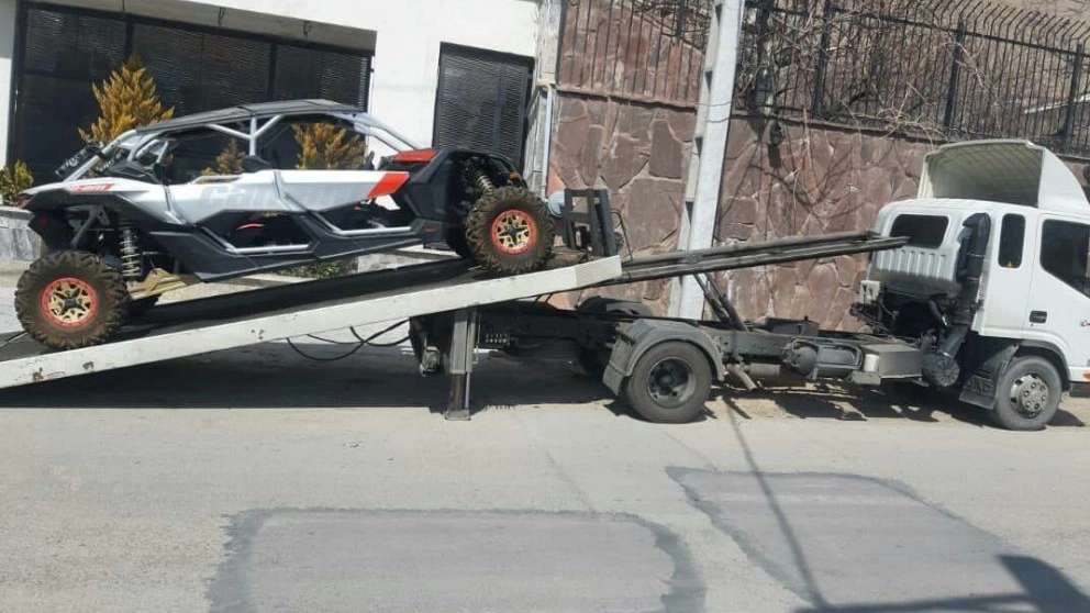 Islamic ambulance and tow truck