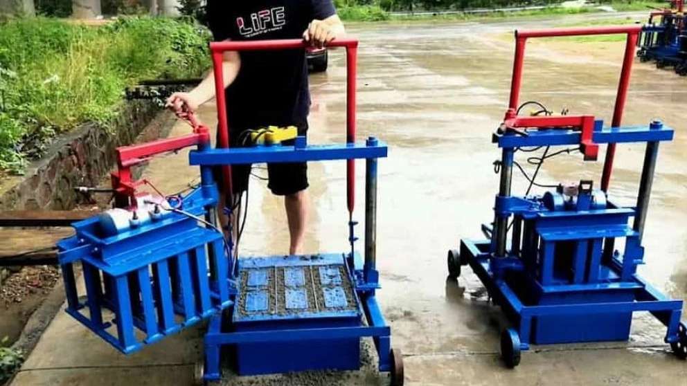 Production and sale of block machines